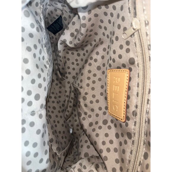 Retro Relic Floral Shoulder Bag With Brown & Yellow Daisies Baxk Zipper - Picture 5 of 8